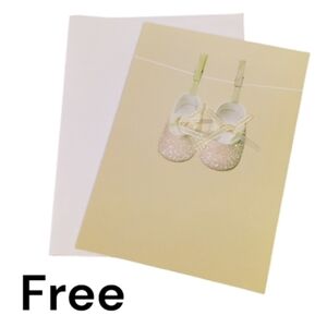 Baby girls congratulations card